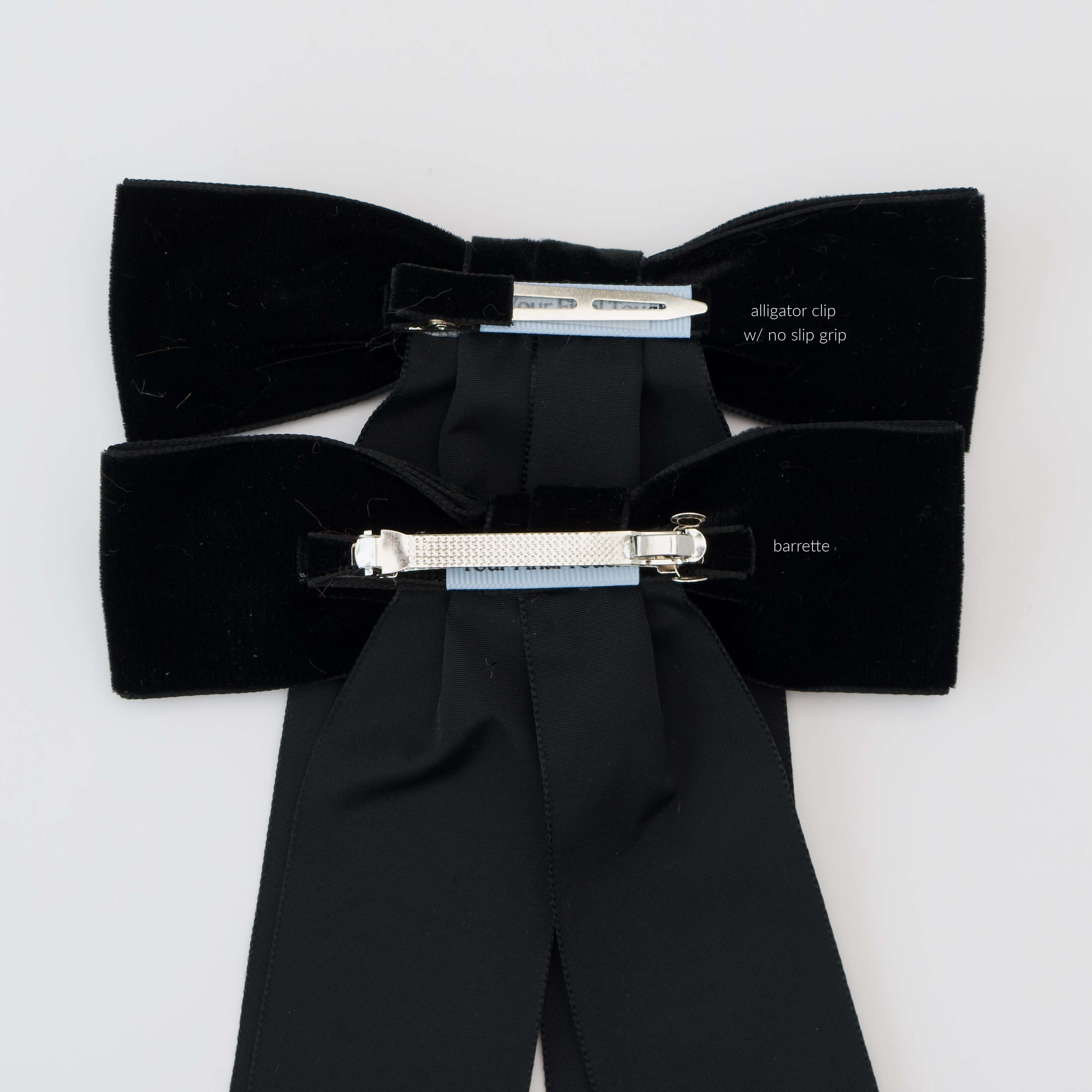Zoe Velvet  Heart Bow