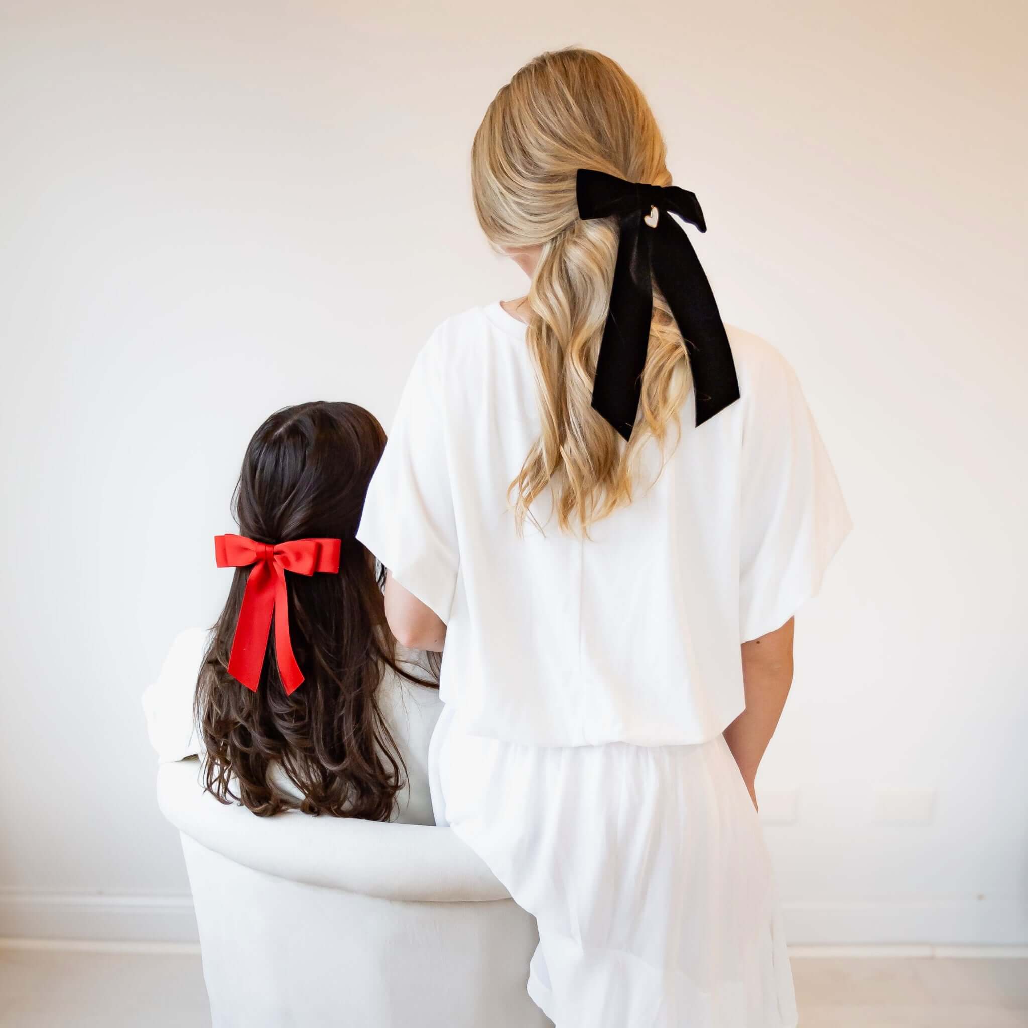 Zoe Velvet  Heart Bow