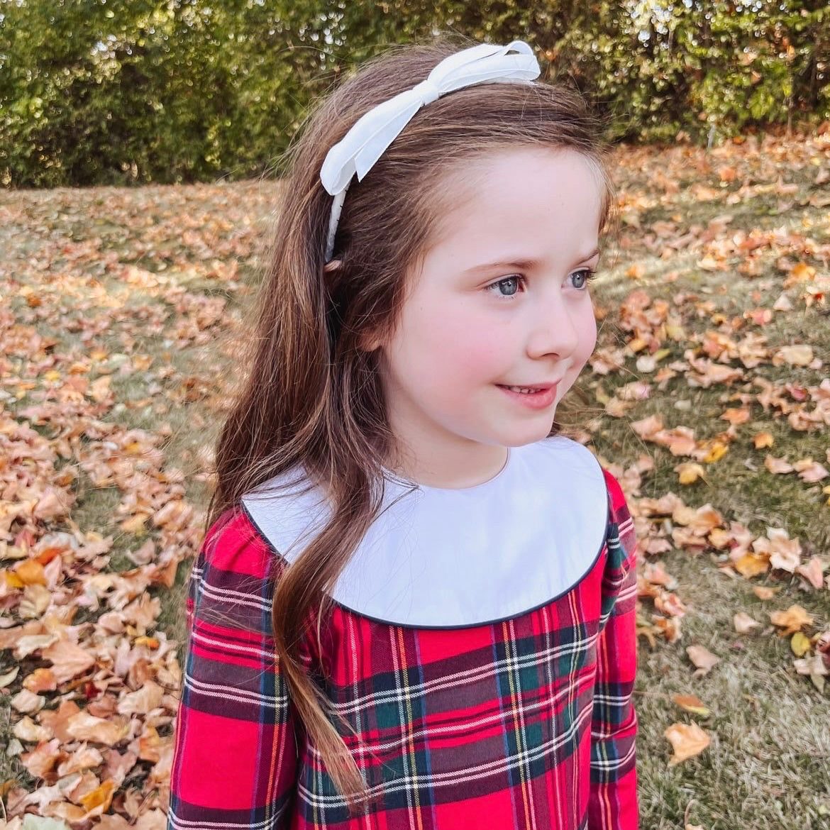 Tartan Headband W/ Bow